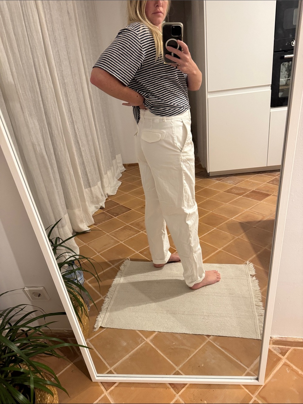 Zara white pants